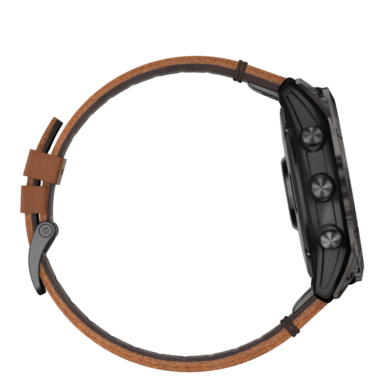 Main Image 3 of Garmin  Epix Pro (Gen 2) Sapphire Edition 51mm Brown Leather Strap Smartwatch