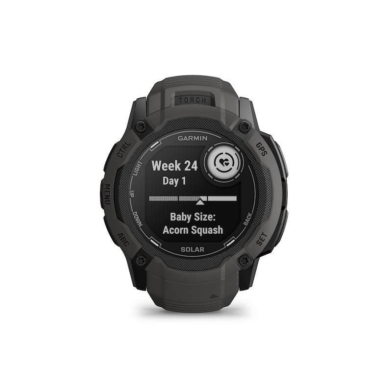 Garmin Instinct 2X Solar Black Silicone Strap Smartwatch