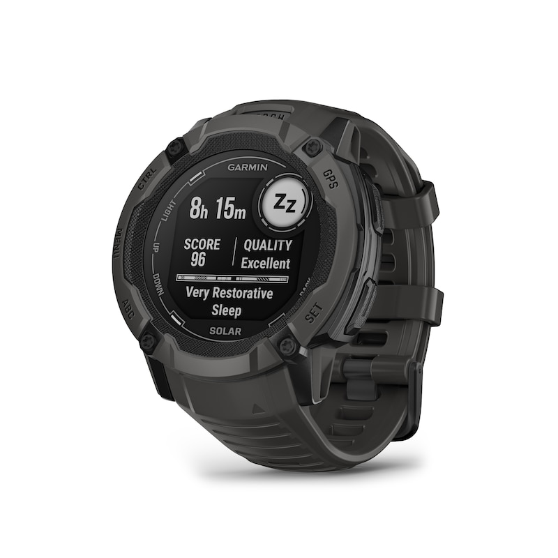 Garmin Instinct 2X Solar Black Silicone Strap Smartwatch