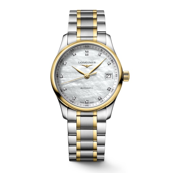 Longines Master Collection Womens Diamond 18ct Yellow Gold B