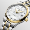 Thumbnail Image 2 of Longines Master Collection Ladies' Diamond 18ct Yellow Gold Bracelet Watch