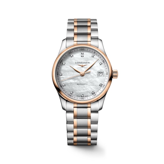 Longines Master Collection Ladies’ Diamond 18ct Rose Gold Bracelet Watch