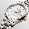 Thumbnail Image 2 of Longines Master Collection Ladies' Diamond 18ct Rose Gold Bracelet Watch