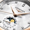 Thumbnail Image 3 of Longines Master Collection Moon-phase Diamond & 18ct Rose Gold Bracelet Watch