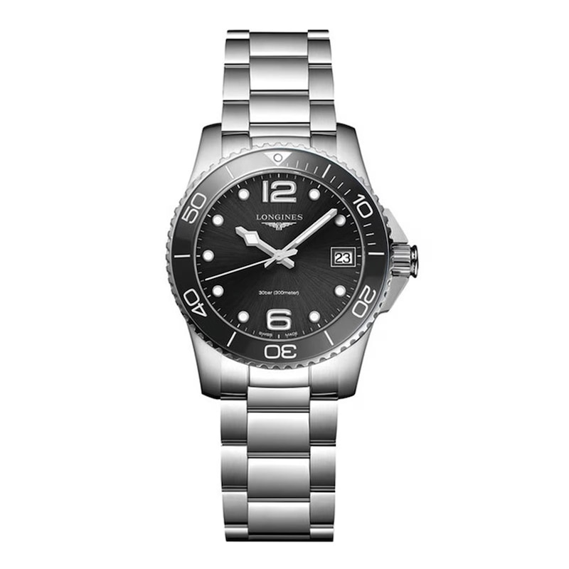 Longines HydroConquest Ladies' Black Dial Bracelet Watch