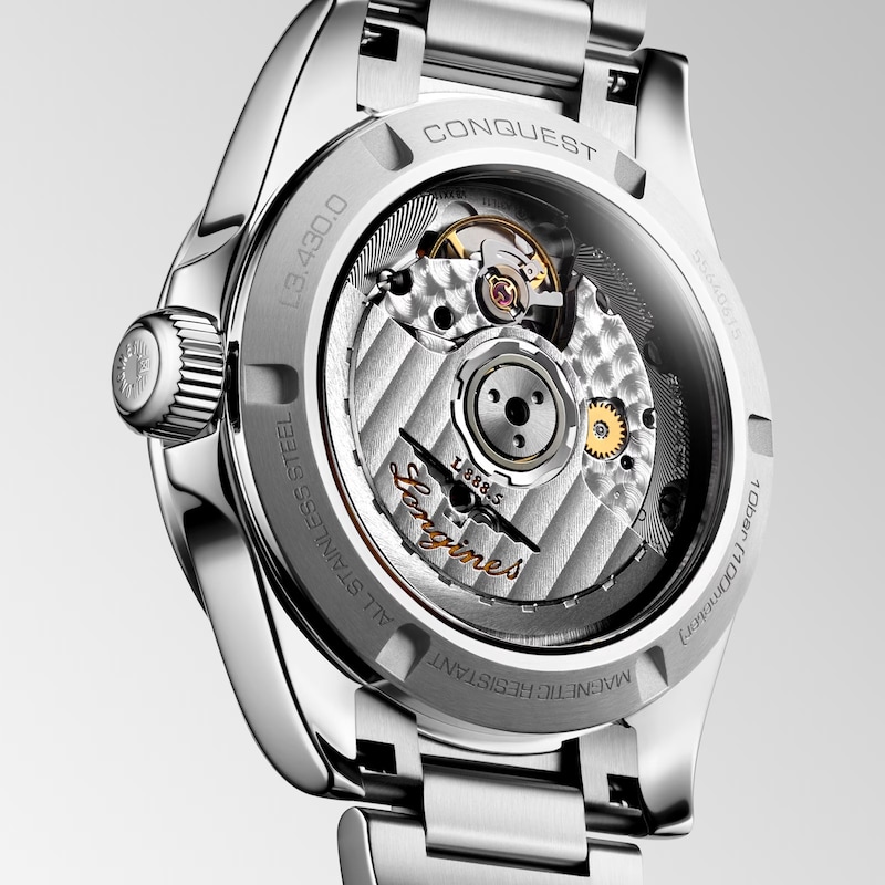 Longines Conquest Ladies' Diamond Stainless Steel Bracelet Watch