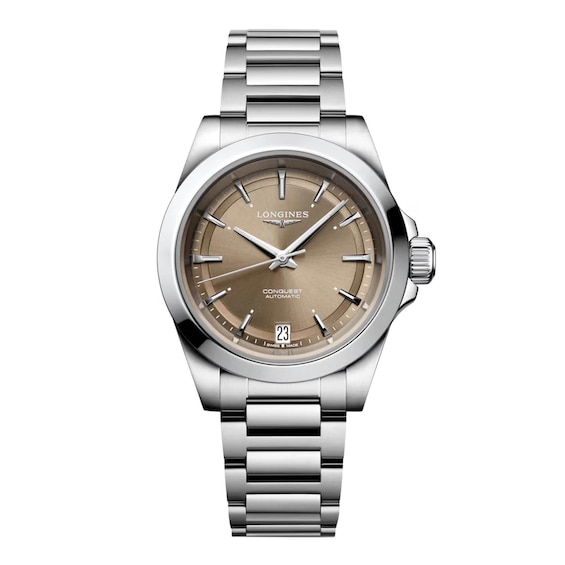 Longines Conquest Ladies’ Brown Dial Bracelet Watch