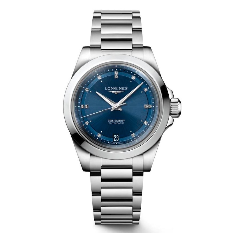 Main Image 1 of Longines Conquest Diamond Blue Dial Bracelet Watch