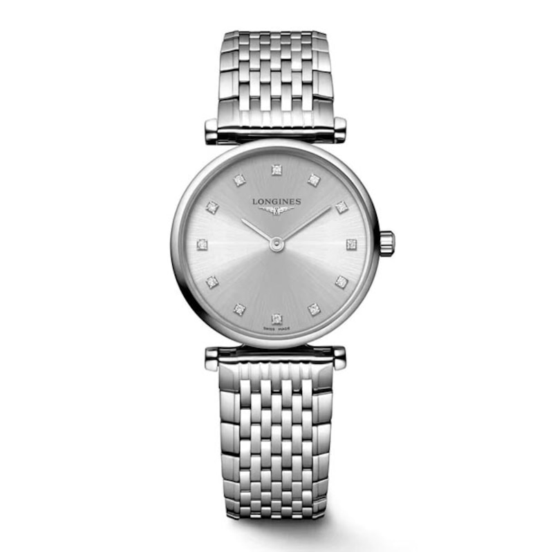 Longines La Grand Classique Ladies' Diamond Silver Dial Bracelet Watch