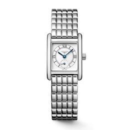 Longines Mini DolceVita Ladies' White Dial & Stainless Steel Bracelet Watch