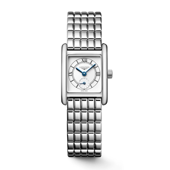 Longines Mini DolceVita Ladies’ White Dial & Stainless Steel Bracelet Watch