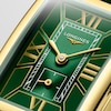 Thumbnail Image 3 of Longines DolceVita Ladies' 18ct Yellow Gold Green Leather Strap Watch