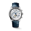 Thumbnail Image 0 of Longines Master Collection Men's White Dial & Blue Alligator Leather Strap Watch