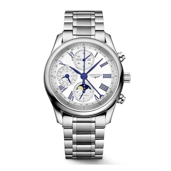 Longines Master Collection Men’s White Dial & Stainless Steel Bracelet Watch