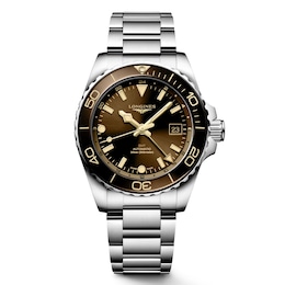 Longines HydroConquest GMT Men's Brown Dial Bracelet Watch