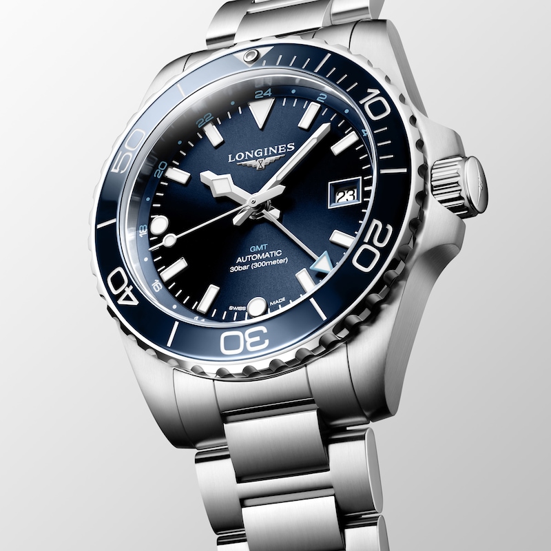 Longines HydroConquest GMT Men's Blue Dial Bracelet Watch