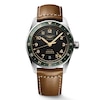 Thumbnail Image 0 of Longines Spirit Men's Brown Leather Strap Watch