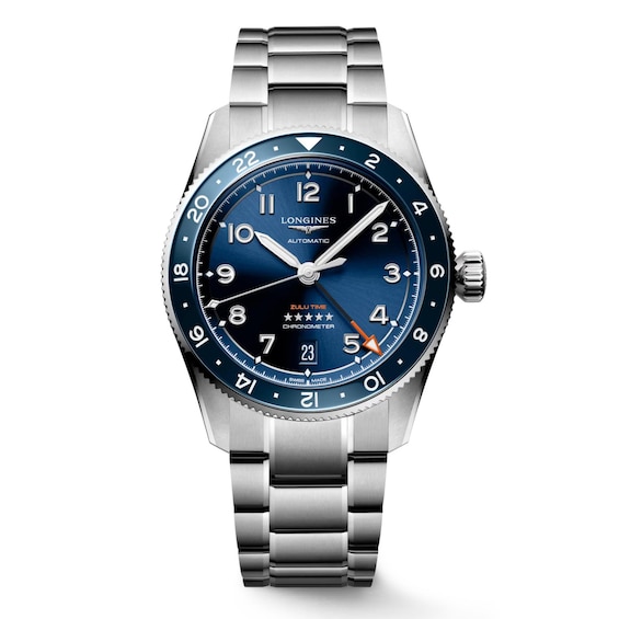 Men's Longines Spirit Blue Dial Bracelet Watch