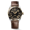 Thumbnail Image 0 of Longines Spirit Men's Grey Dial & Brown Leather Strap Watch