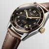Thumbnail Image 2 of Longines Spirit Men's Grey Dial & Brown Leather Strap Watch