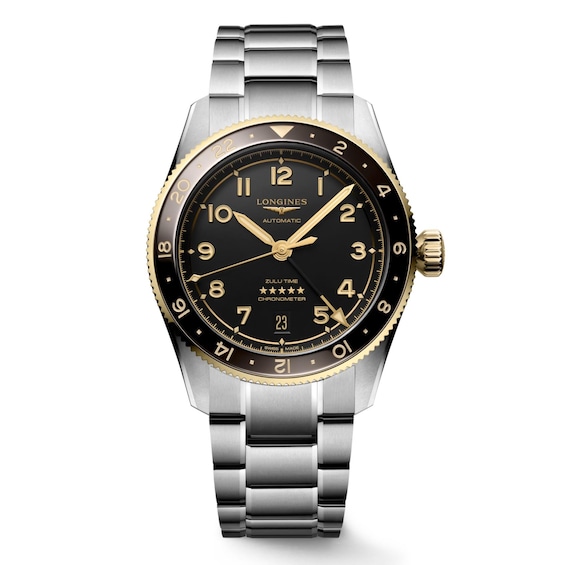 Men's Longines Spirit Grey Dial Bracelet Watch
