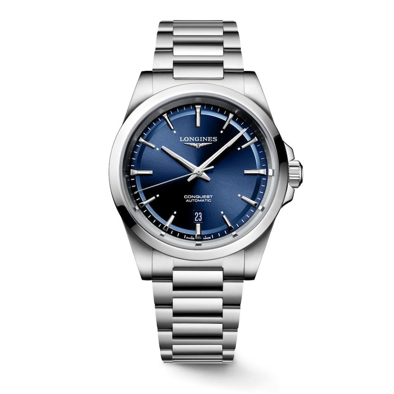 Longines Conquest Men's Blue Dial Bracelet Watch