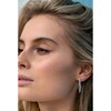 Thumbnail Image 3 of CARAT* LONDON Amaia Silver Cubic Zirconia Medium Hoop Earrings