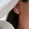 Thumbnail Image 1 of CARAT* LONDON Carissa Sterling Silver CZ Pear Stud Earrings