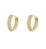 Thumbnail Image 0 of CARAT* LONDON Dana Gold Vermeil Cubic Zirconia Hoop Earrings