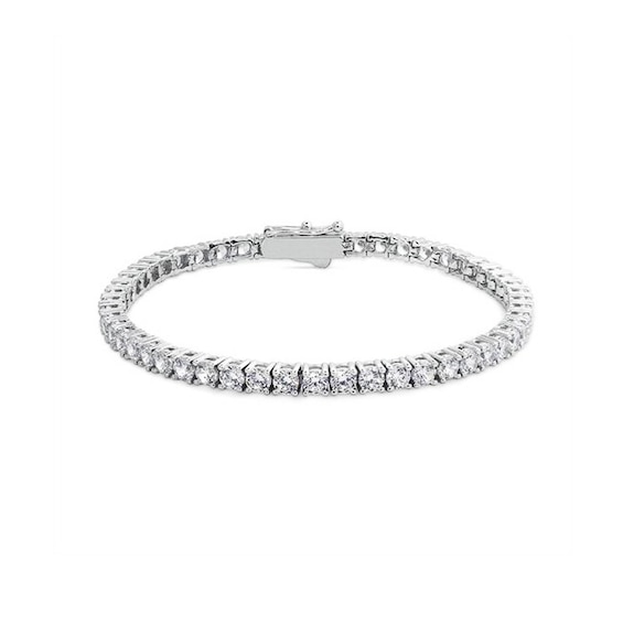 CARAT* LONDON Vianne Silver 6.2 Cubic Zirconia Tennis Bracel