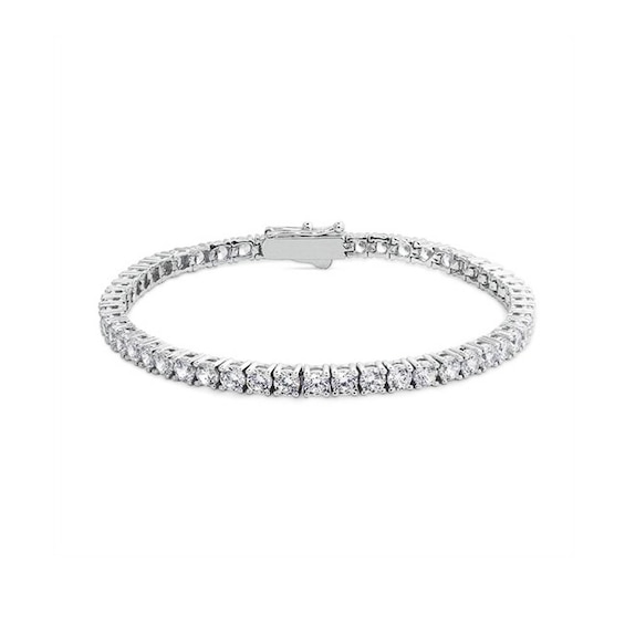 CARAT* LONDON Vianne Silver Cubic Zirconia Tennis Bracelet