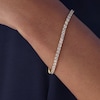 Thumbnail Image 1 of CARAT* LONDON Vianne Gold Plated 7 Inch Cubic Zirconia Tennis Bracelet