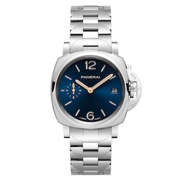 Panerai Luminor Due 38mm Ladies' Blue Dial & Bracelet Watch