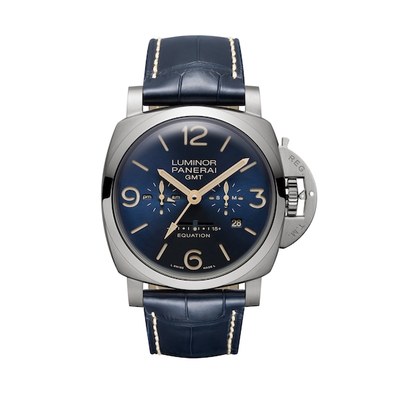 Panerai Luminor Equation Of Time Men’s Blue Dial & Leather Strap Watch