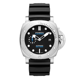 Panerai Submersible Quarantaquattro 44m Men's Black Dial & Strap Watch