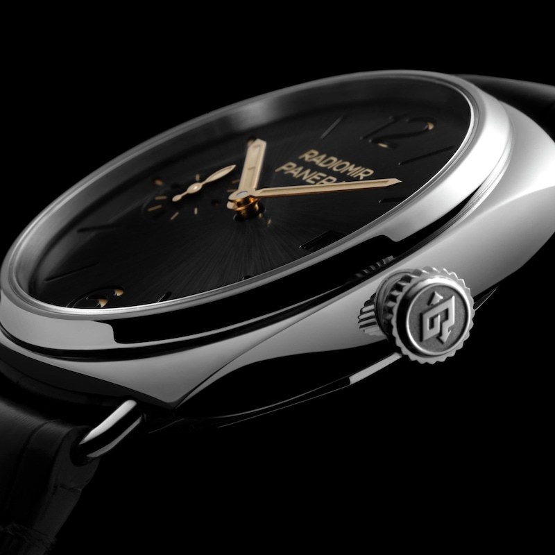 Main Image 3 of Panerai Radiomir Quaranta 40mm Men's Black Dial & Leather Strap Watch