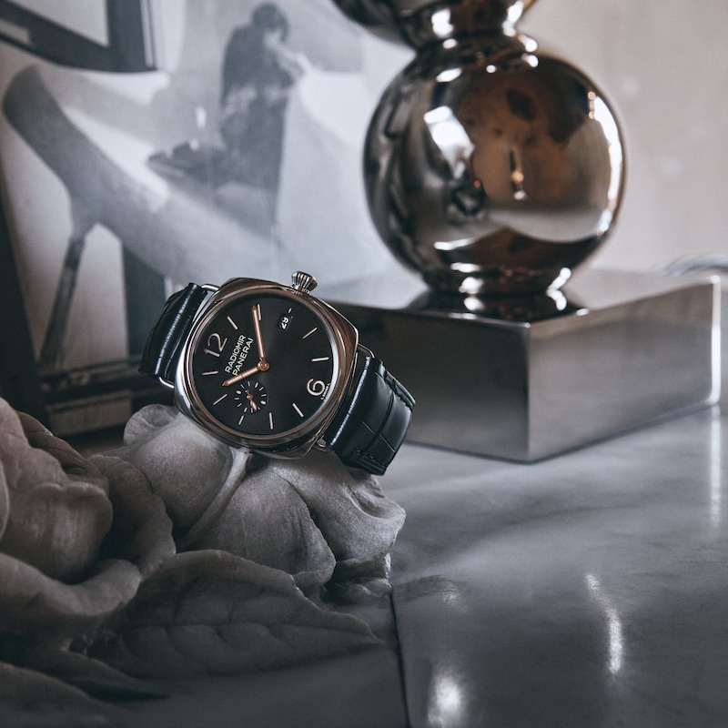 Main Image 5 of Panerai Radiomir Quaranta 40mm Men's Black Dial & Leather Strap Watch
