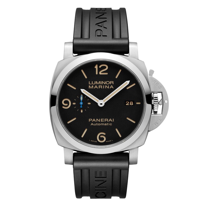 Panerai Luminor Marina 44mm Men's Black Dial & Leather Strap Watch