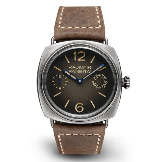 Panerai Radiomir Otto Giorni 45mm Men’s Brown Leather Strap Watch
