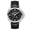 Thumbnail Image 1 of Panerai Luminor Bitempo 44mm Men's Black Dial & Leather Strap Watch