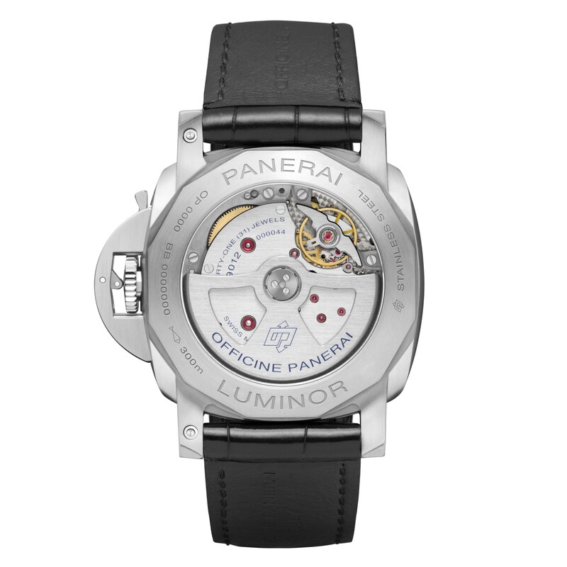 Main Image 2 of Panerai Luminor Bitempo 44mm Men's Black Dial & Leather Strap Watch
