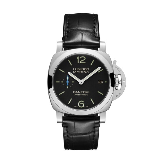 Panerai Luminor Quaranta 40mm Men’s Black Dial & Leather Strap Watch