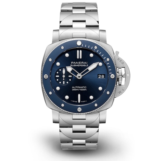 Panerai Submersible Blu Notte 42mm Men’s Blue Dial Bracelet Watch
