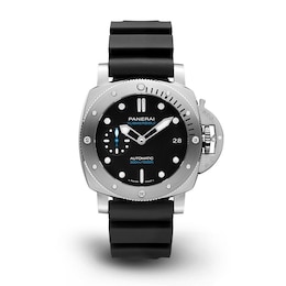 Panerai Submersible 42mm Black Dial & Rubber Strap Watch