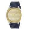 Thumbnail Image 0 of GUCCI 25H Gold-Tone Dial & Black Leather Strap Watch