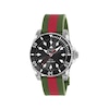 Thumbnail Image 0 of Gucci Dive Automatic 40mm Green & Red Rubber Strap Watch