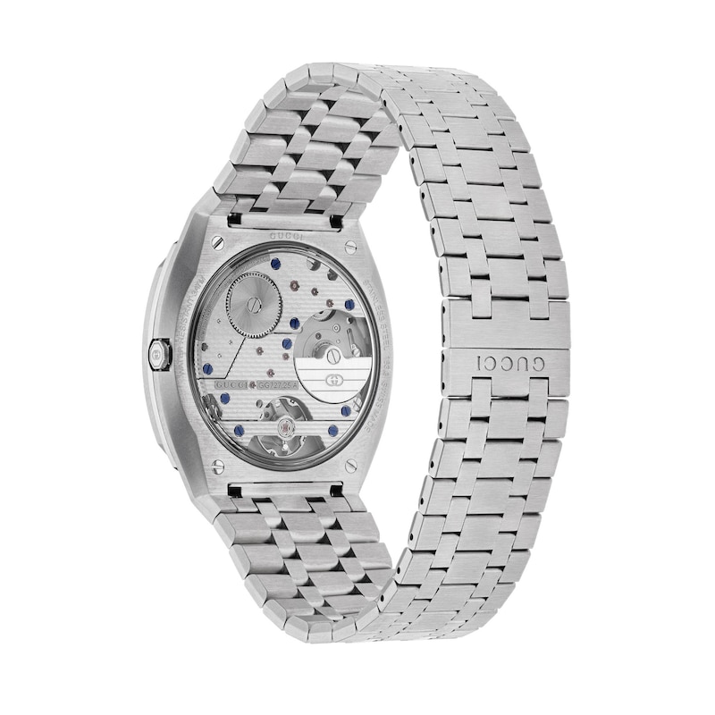 GUCCI 25H 40mm Blue Dial Bracelet Watch