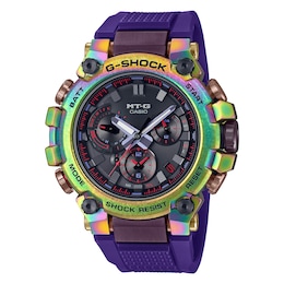 G-Shock MTG-B3000PRB-1AER Aurora Oval Purple Resin Strap Watch