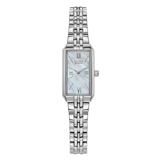 Citizen Eco-Drive Mother Od Pearl Dial and Stainless Steel Bracelet Watch