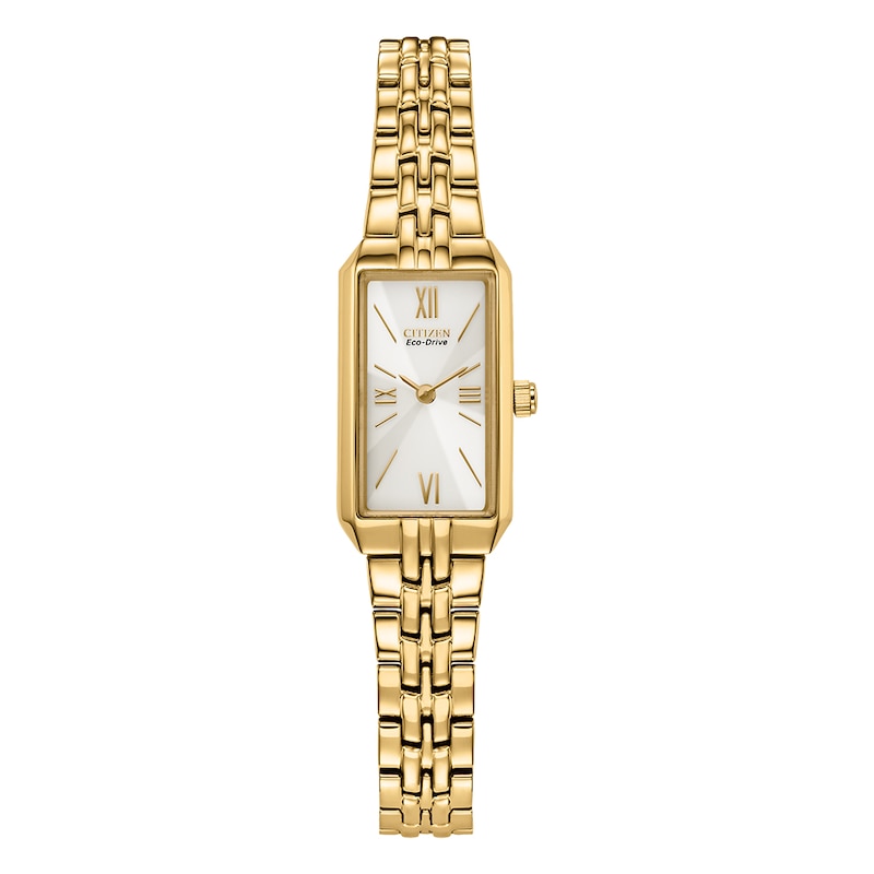 Citizen Silhouette Eco-Drive Champagne Dial & Gold-Tone Watch